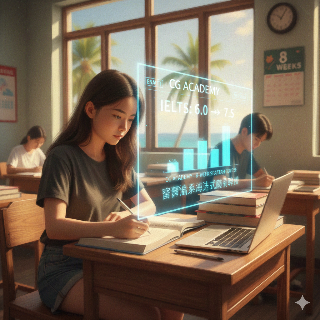 【CG 學習心得】8 週 IELTS 從 6.0 躍升至 7.5 分！宿霧海島斯巴達式衝刺體驗